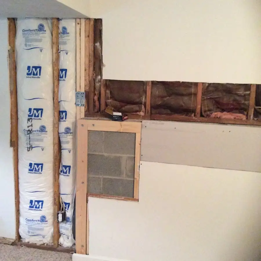 Wall insulation replacement during Structural Drying in Chula Vista